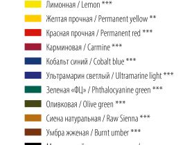 Набор акрила "Мастер-Класс" 12 цв*18 мл в картоне