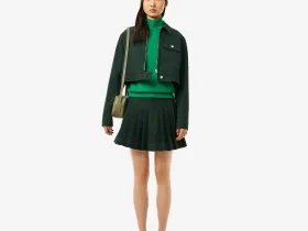 Женский шерстяной свитер Lacoste с высоким воротом