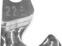 Держатель заднего переключателя &quot;петух&quot; Meta №226 фрезерованный (серебристый)