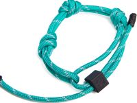 браслет с узлами бирюзовый