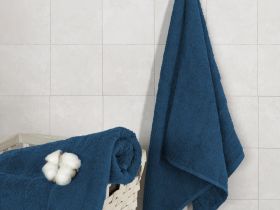 Полотенце махровое Олимп, синее