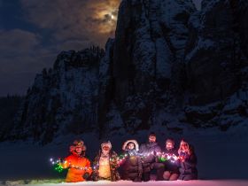 Встреча Нового Года на реке Синяя