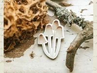 Деревянная брошка Дворникова А. "Мицены"