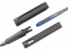 Ручка перьевая LAMY 017 safari, F Умбра