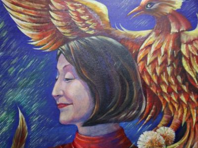 Связь земного и небесного: открылась выставка Лены Гоголевой «Люди и птицы»