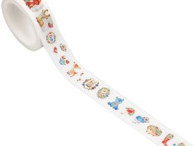 Клейкая лента декоративная MESHU "Cute toys", 1,5 см*3м