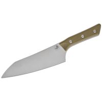 Нож кухонный Шеф Microtech Chef's Knife, сталь M390MK, рукоять G10, оливковый