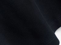 Майка в рубчик для девочек, Черный