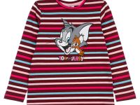 Фуфайка трикотажная для девочек (футболка с длинными рукавами)