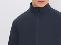 Утеплённая куртка с воротником-стойкой, Синий