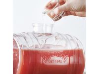Kilner Диспенсер для напитков на подставке 1 л прозрачный Barrel Kilner