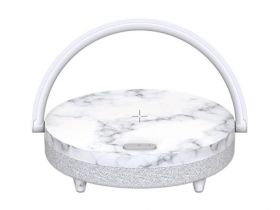 Настольная лампа Xiaomi Ezvalo Wireless Charging Lamp с функцией беспроводной зарядки и колонки Marble (LYYD01) (белый)