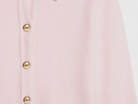 Кардиган на пуговицах, Розовый