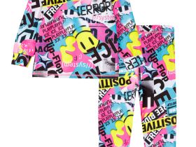 Термокомплект трикотажный для девочек: брюки, толстовка для эпизодического использования