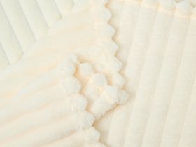 Плед Soft strip, молоко