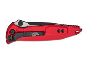 Складной нож Microtech Socom Elite 160-1RD, сталь M390, рукоять алюминий, красный/черный