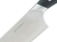 Нож кухонный поварской Okroshka Tartar 18.4 см, сталь 5cr15mov, рукоять сталь/пластик
