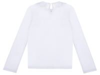 Трикотажная блузка с бантом