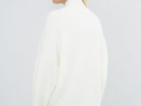 Свитер из мягкой пряжи с шерстью, Белый