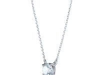 Колье из белого золота с бриллиантом э4701кл08210860