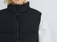 Утеплённый стёганый жилет, Черный