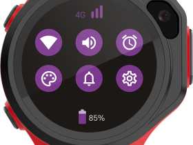 Умные часы Elari Kidphone 4GR M Красные