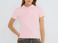 Поло в рубчик, Розовый