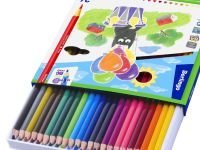 Набор карандашей цветных Berlingo "SuperSoft. Жил-был кот" 24 цв, картон