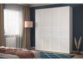 Распашной шкаф Амели 4-200x240 Белый