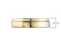 Обручальное кольцо из желтого золота э0312кц04162800
