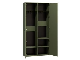 Распашной шкаф Сайрис 2-98x202 Оливковый