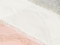 Классические трусы-брифы с кружевом, 3 шт., Розовый