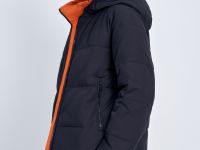 Двусторонняя утепленная куртка прямого кроя