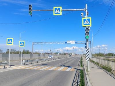 В селе Хатассы установили камеру фиксации нарушений ПДД