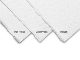 Альбом-склейка для акварели Bockingford Rough крупное зерно 18х13 см 12 л 300 г белый