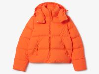 Женская короткая куртка Lacoste с капюшоном