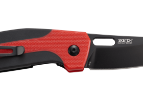 Складной нож CRKT Sketch™ Red, сталь 8Cr13MoV, рукоять ABS пластик