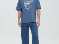 Футболка из хлопка с принтом