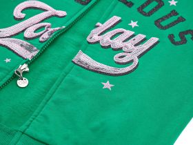 Толстовка на молнии для девочки