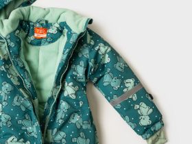 Комбинезон текстильный с полиуретановым покрытием для девочек