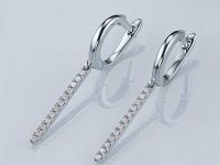 Серьги из серебра э0612сг01183500