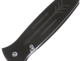 Нож складной Ontario Dozier Arrow 9100, сталь D2, Satin, рукоять G10, black