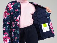 Куртка текстильная с полиуретановым покрытием для девочек