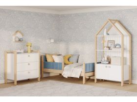 Комод Руффи 88x90 Белый