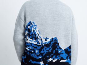 Вязаный джемпер с принтом из коллаборации с maneken