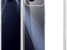 Стекло защитное Realme C35 Черная рамка