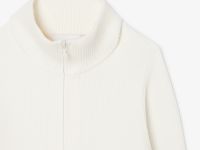 Женский свитер Lacoste с высоким воротником на молнии