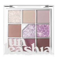 Палетка теней для век с глиттерами Unleashia Glitterpedia Eye Palette №4 All of Lavender Fog