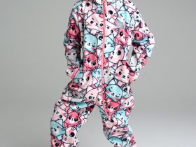 Комбинезон флисовый для девочки