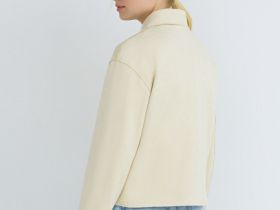 Куртка из искусственной замши, Желтый